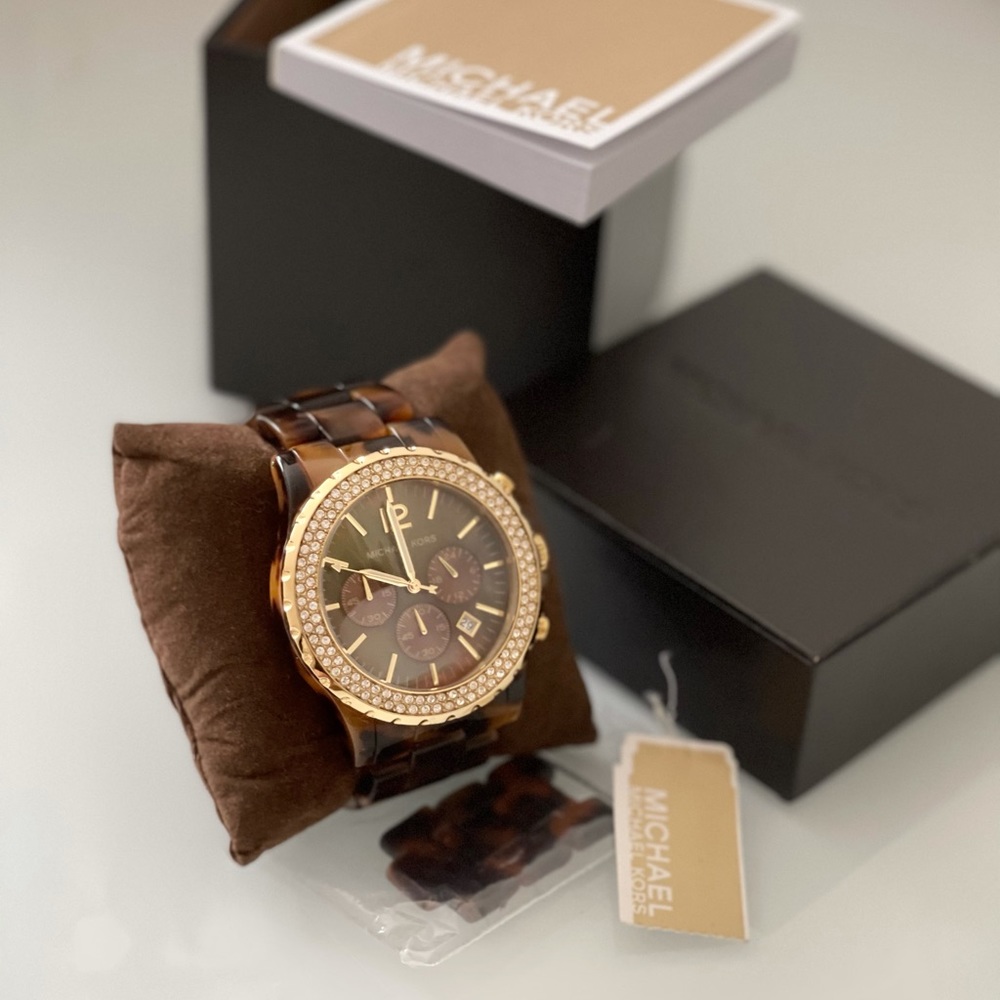 MICHAEL KORS Madison Tortoise Watch